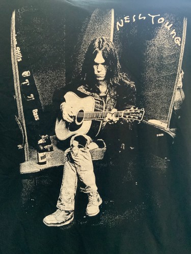 Neil young love black shirt - neil,