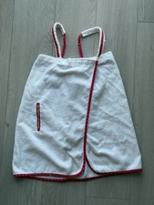LADIES 100% COTTON TOWELLING SPA BATH SHOWER BODY TOWEL WRAP SMALL
