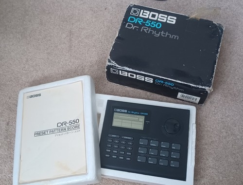 Boss 550 drum machine - dr-550,
