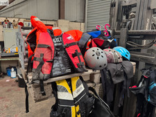 WET SUITS AND LIFE JACKETS ETC