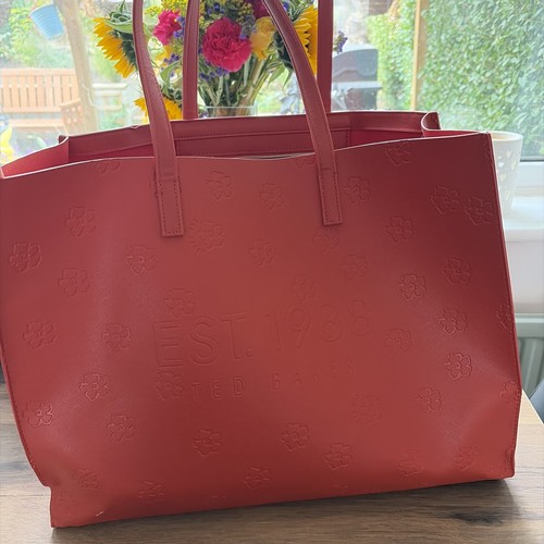 Red coral ted - baker, tote