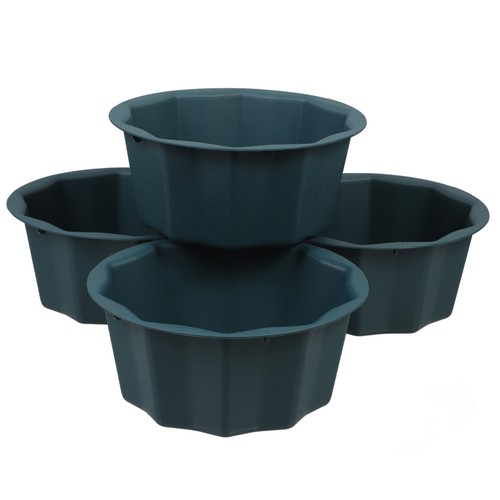 Green plastic urn - plastic, planters