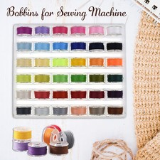 36pcs Bobbins Assorted Thread