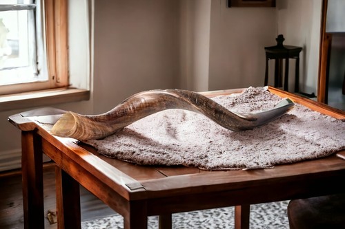 Shofar full natural 76 cm - shofar,