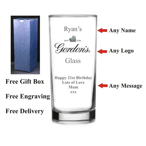 Personalised gordons gin - gordons,
