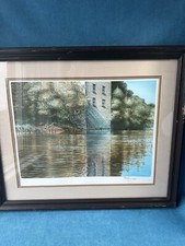Ken Danby - Signed and Dated Lithograph -' RIVERBANK REFLECTIONS '- 1981 Canada