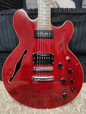 Fret King Elise Gordon Giltrap poor man's Gibson CS336! Seymour Duncan P-Rails