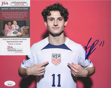 Brenden Aaronson Signed 8x10