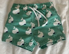 M&S Baby Boy’s Lovely Swimming Shorts absorbing lining Size 3-6 Months (6-9m)