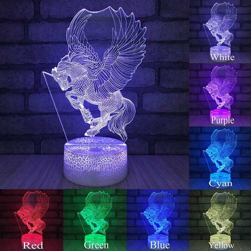 Led night light unicorn - light,