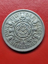 1957 Two Shillings Florin Coin