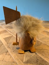 Mid-Century Danish Wood & Fur