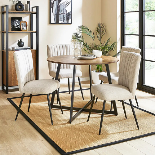 Dunelm brayden seater round - dunelm,