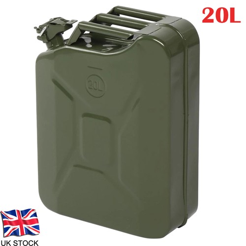20l metal jerry can green - jerry,