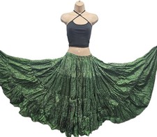 Silk Blend Sari 18 Yard Skirt