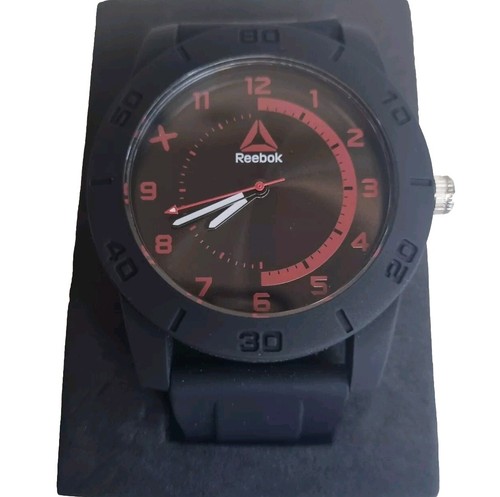 Reebok black red men - men's, wrist
