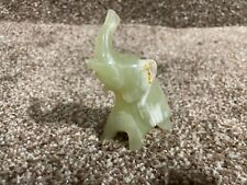 VINTAGE SMALL CARVED ELEPHANT