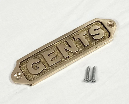 Brass gents toilet - gents, door