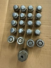 2006 MAZDA MX5 SPORT 2.0 NC MK3 ORIGINAL WHEEL NUTS & LOCKING WITH KEY FULL SET