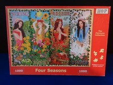 HOP Four Seasons 1000 piece jigsaw puzzle good used condition complete