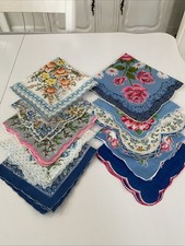 Vintage  Hankies Lot Of  10