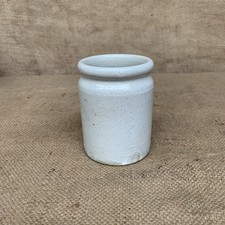 Stoneware Jar  10c- Off White