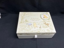 Disney Winnie the Pooh Keepsake Memory Baby Gift Box Newborn Christening
