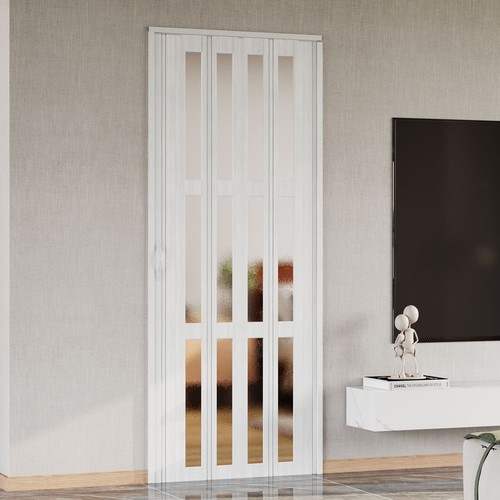 White matte wood effect - white,
