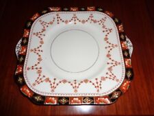 Gladstone China England Cake Or Biscuit Plate Circa 1930's 