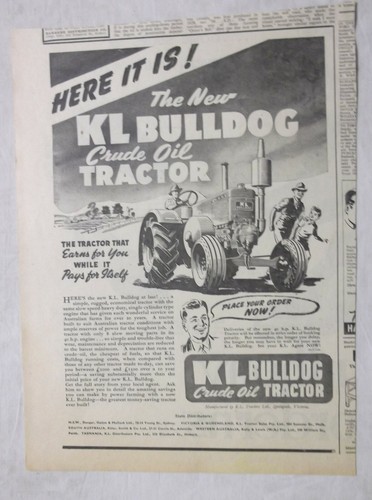 Bulldog tractor - k.l.,