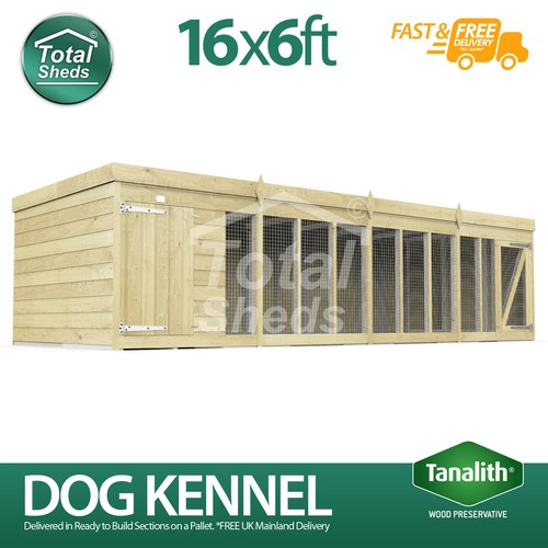 Dog kennel run 16ft x - dog, &