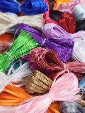 10 metres double sided 3mm satin ribbon 48 colours wedding crafts scrapbooking