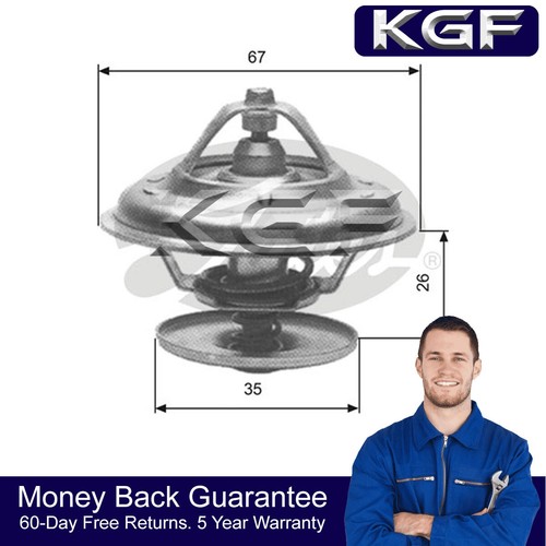 Kgf thermostat coolant fits - thermostat,