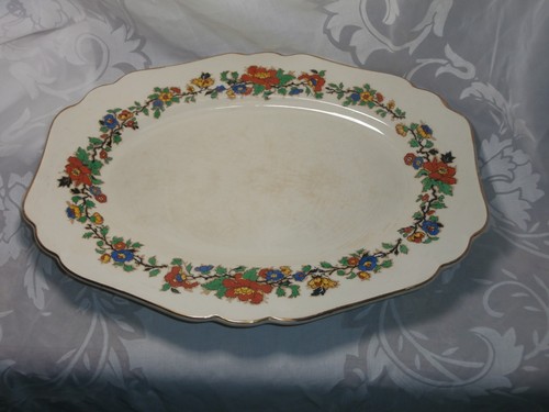 Large antique serving platter - large,