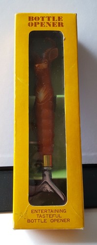 Vintage bottle opener antelope - vintage,