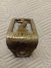 vintage Raleigh stem bolt lamp holder / bracket, 1940s 1950s