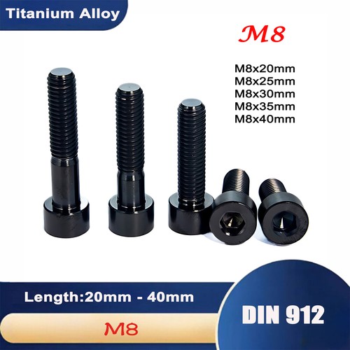 Black titanium bolts - titanium,