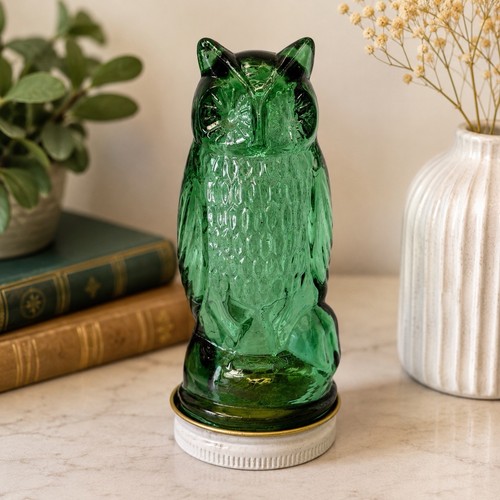 Vintage emerald green glass - emerald,