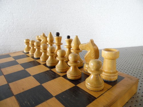 Vintage soviet russian wooden - russian,