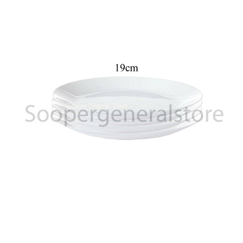 White dinner plates - 4,