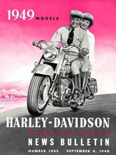 Harley davidson 1949 - harley, vintage