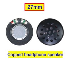 2x 27mm Replacement Headphone