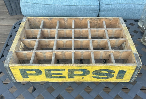 Vintage pepsi crate with - vintage,