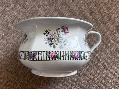 Vintage ceramic chamber pot - ceramic,