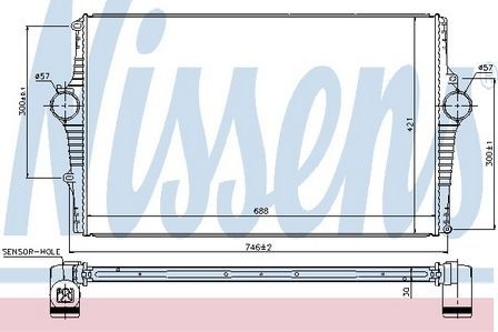 Nissens intercooler for volvo - nissens,