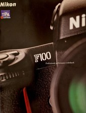 Nikon F 100 "Professional Performance Redefined" 1999 Sales Brochure English 