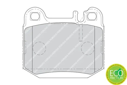 Brake pads fdb1512 ferodo for - fdb1512,