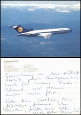 Postcard Lufthansa aircraft