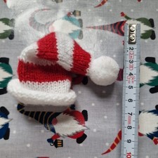 Mini Knit Bobble Christmas Hat