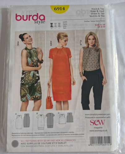 Ladies dress burda style - ladies,